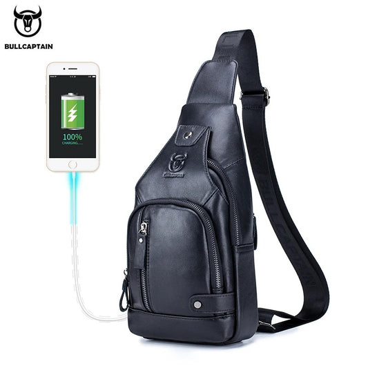 Bullcaptain Leather Slig Bag
